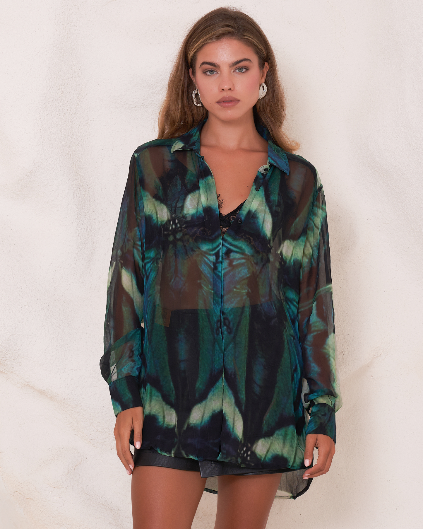 Butterfly Silk Shirt