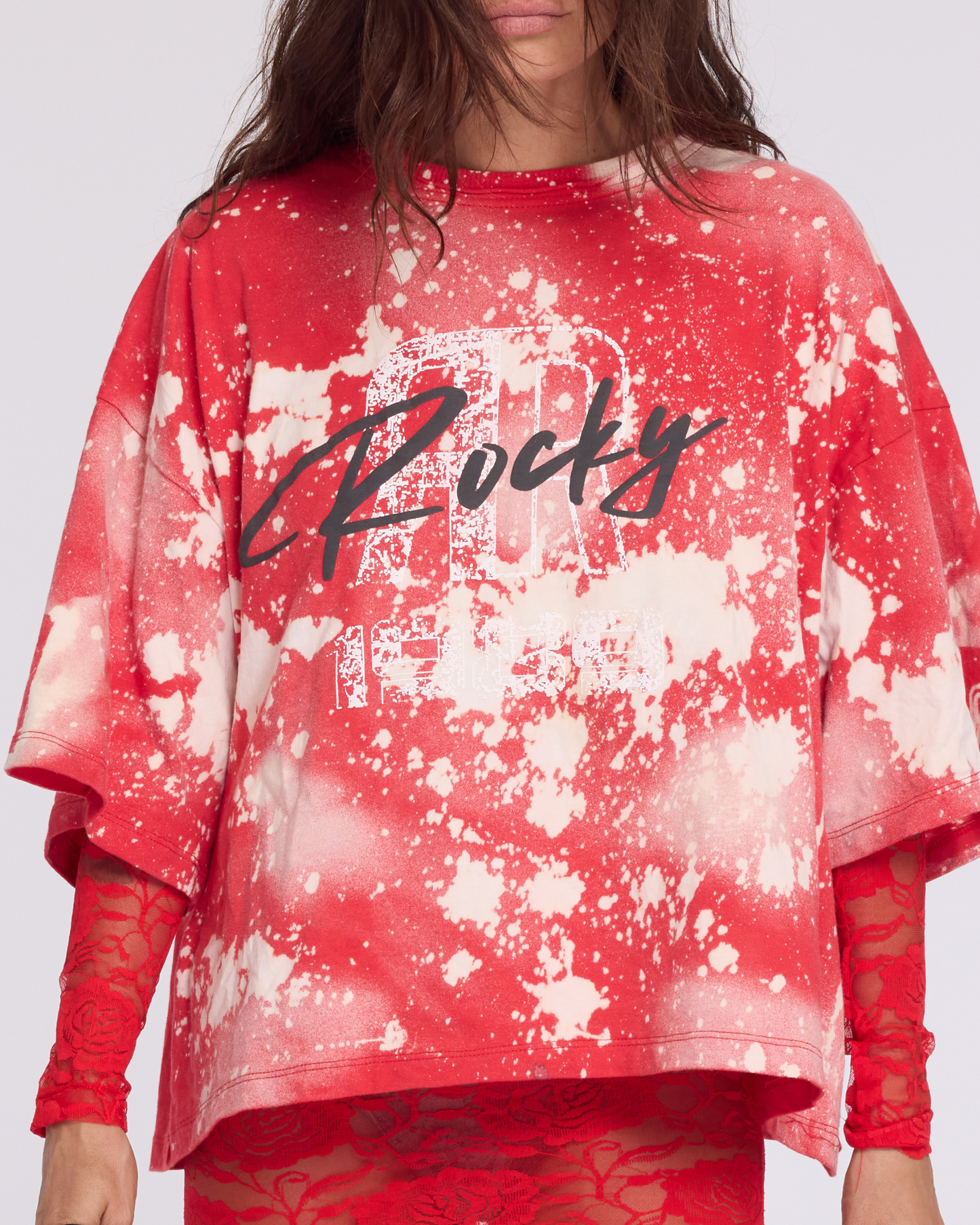 Logo Foam Tee Bleached