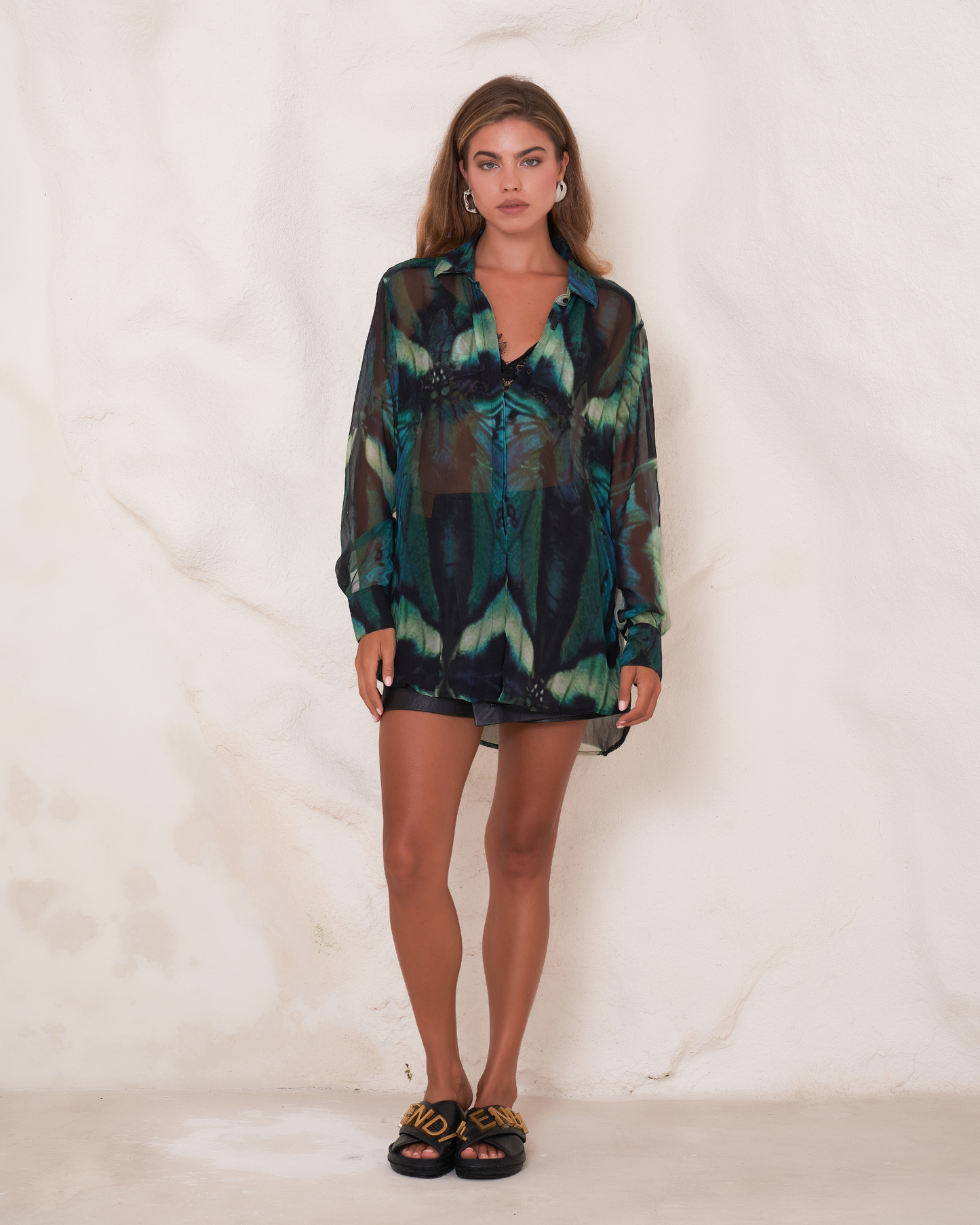 Butterfly Silk Shirt