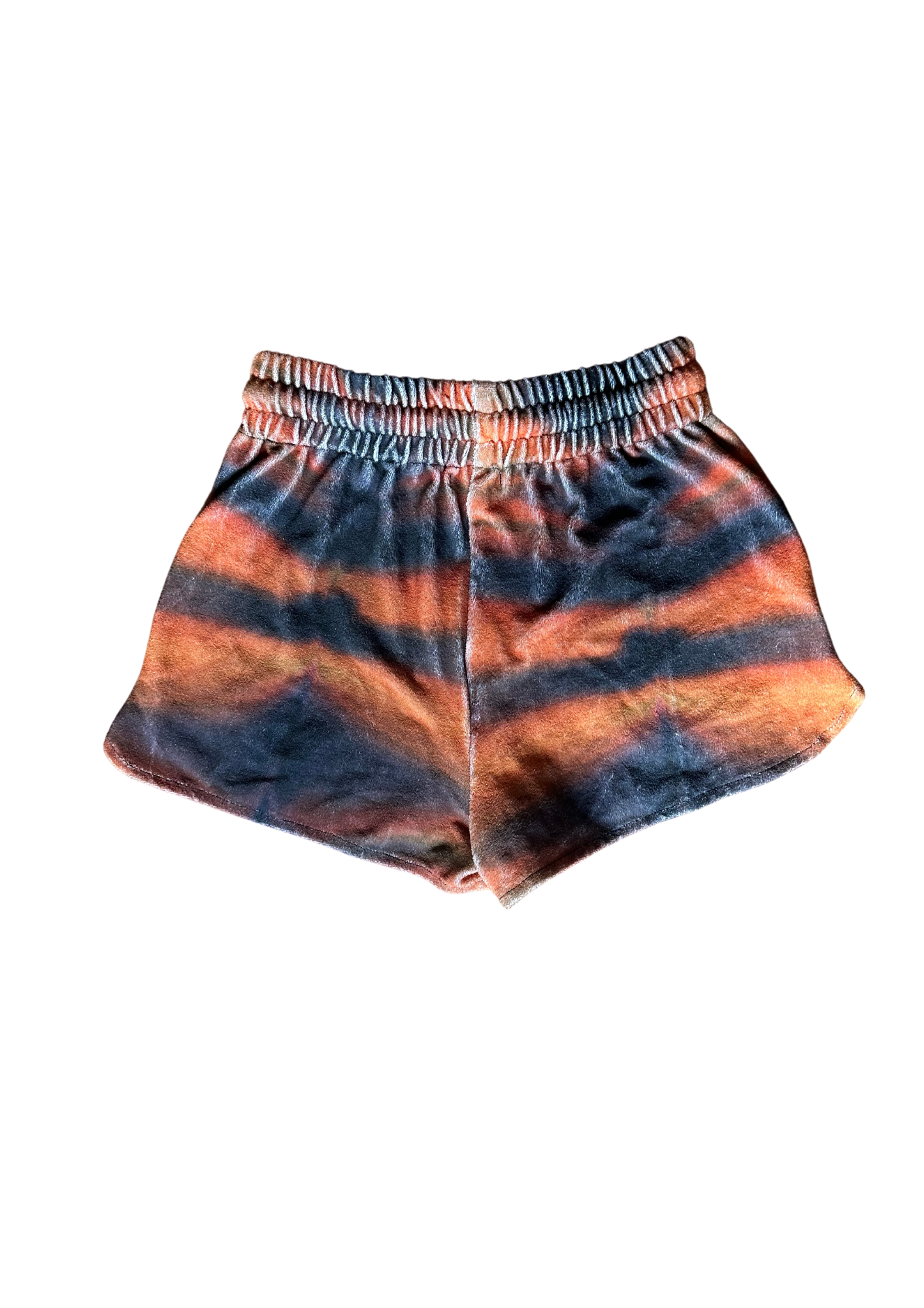 Orange Bleed Terry Shorts